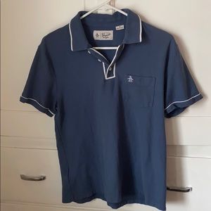 Penguin blue polo M